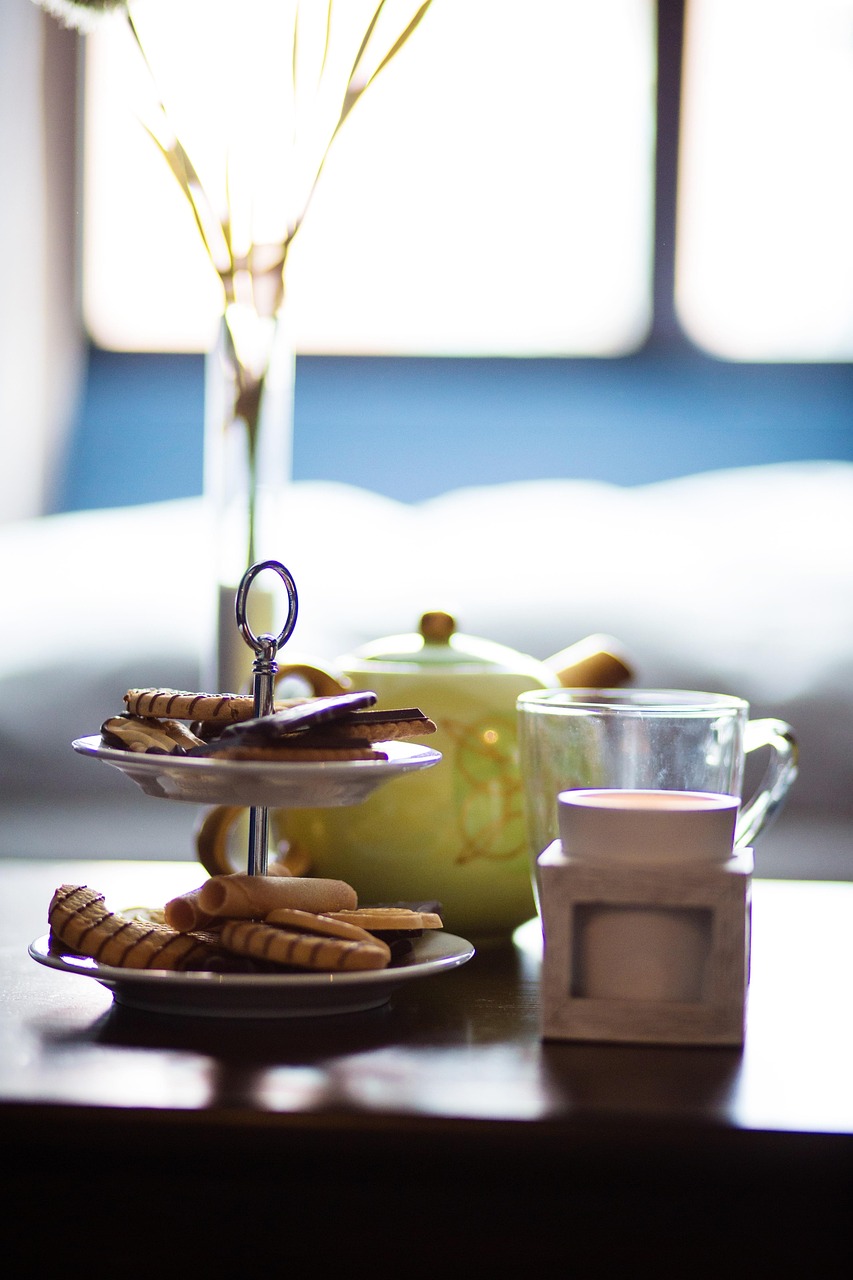 pastries, cookies, hotel room, hotel, enjoy, winter, mood, tea, drink, meal, hotel room, hotel room, hotel room, hotel room, hotel room, tea